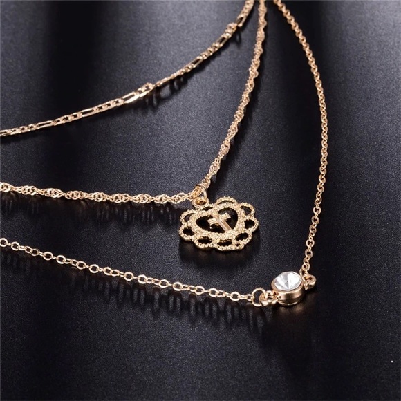 Layered Pendant Choker - Picture 4 of 7